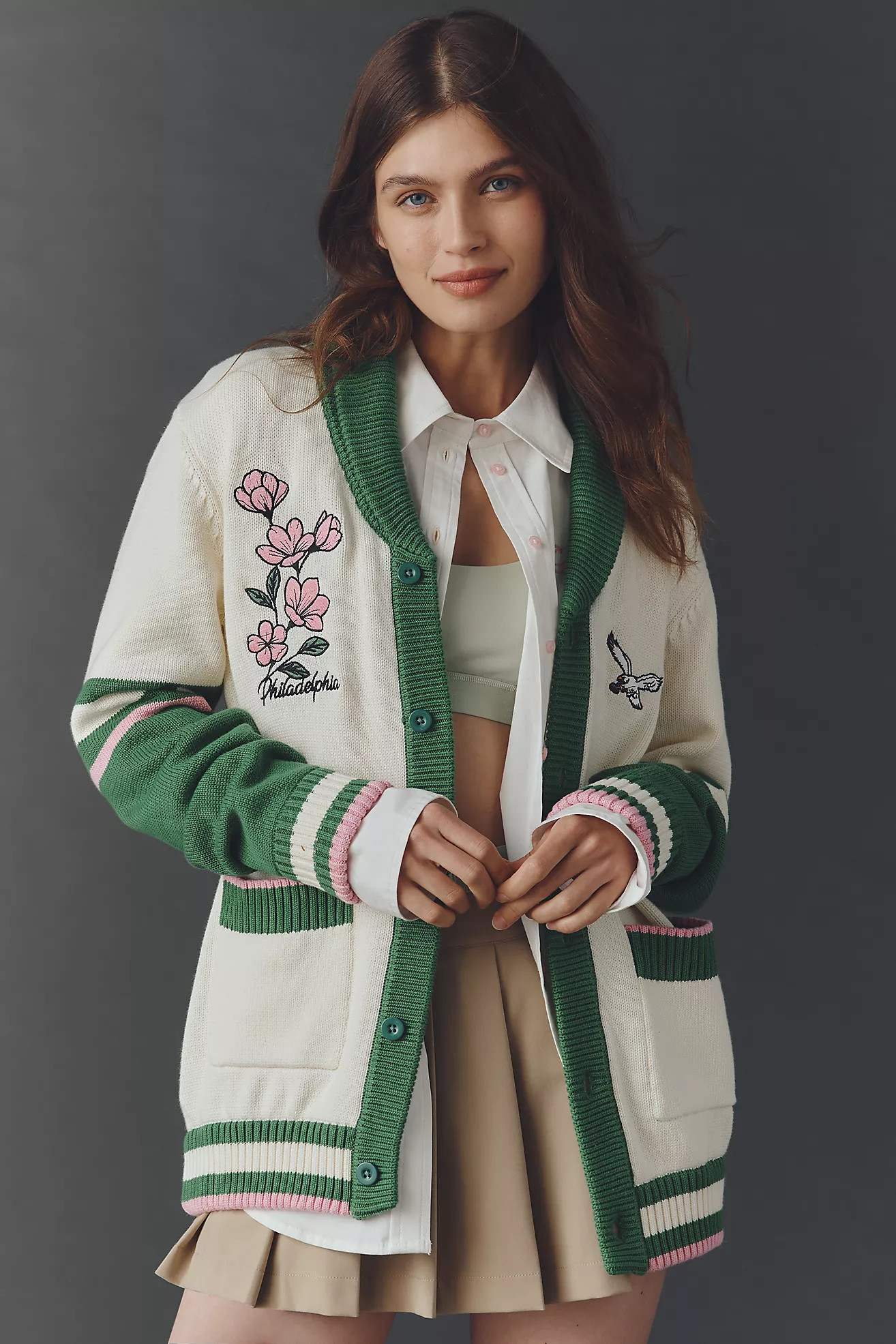 The Wild Collective NFL Cardigan Sweater | Anthropologie (US)