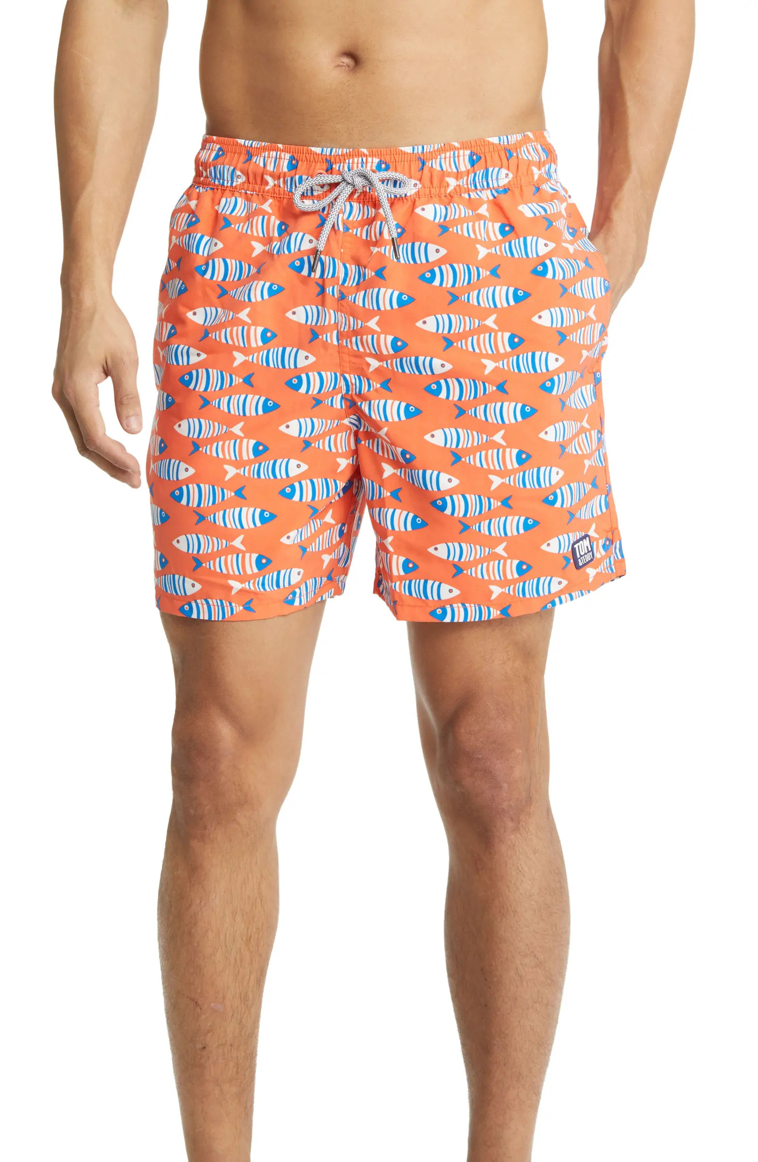 Tom & Teddy Fish Swim Trunks | Nordstrom | Nordstrom