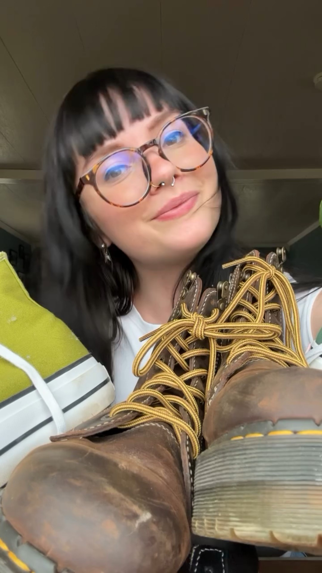 Here are my shoes for every day wear 🐦‍⬛ 
Let me know what your personal favorite shoes are to wear so I can check them out!! 
•
•
•
•
•
•
•
#ootd #outfitideas #fashionblogger #instadaily #styleblogger #styleinspo #styleinspiration #outfitinspo #outfitinspiration #shoes #instadaily #tumblraesthetics #tumblr #grungeaesthetic #altstyle #midweststyle