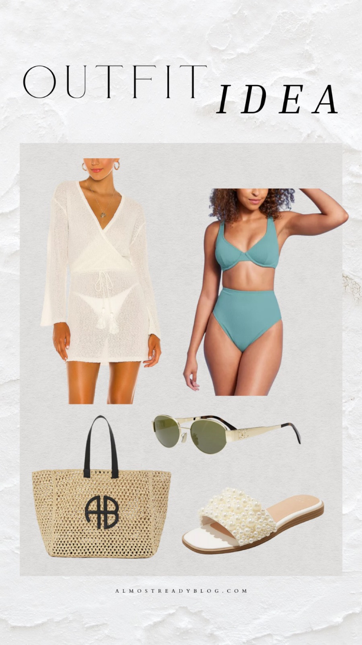 Summer look, resort outfit, cover up, swimsuit, beach bag, beach vacation 

#LTKfindsunder100 #LTKswim