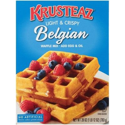 Krusteaz Belgian Waffle Mix - 28oz | Target