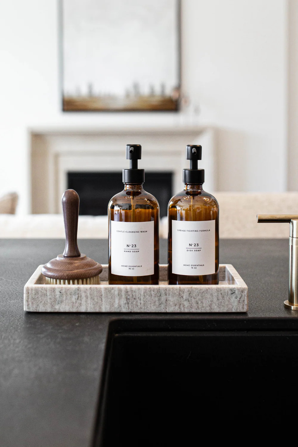 Hand Cut Stone Tray | By Luxe B Co. | Luxe B Co