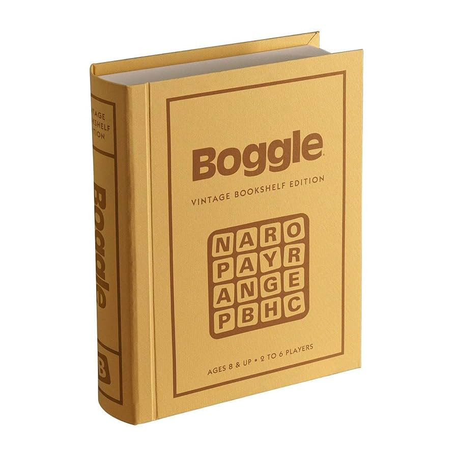 WS Game Company Boggle Vintage Bookshelf Edition | Amazon (US)