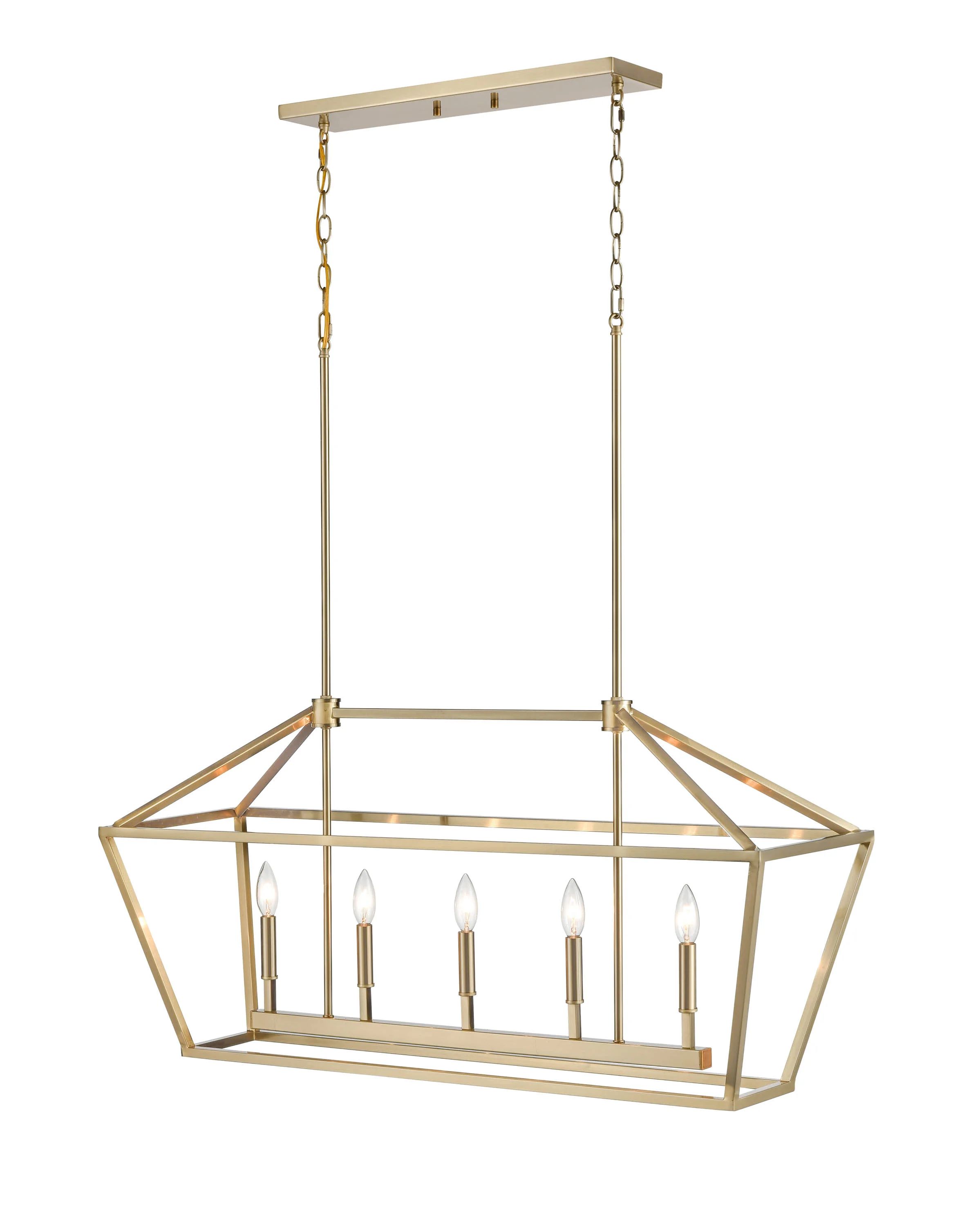 Snellville 5-Light Kitchen Island Linear Pendant | Wayfair North America