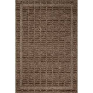 Chris Loves Julia x  Bradley Cocoa / Cocoa 5 ft. - 0 in. x 7 ft. - 6 in. Area Rug | The Home Depot
