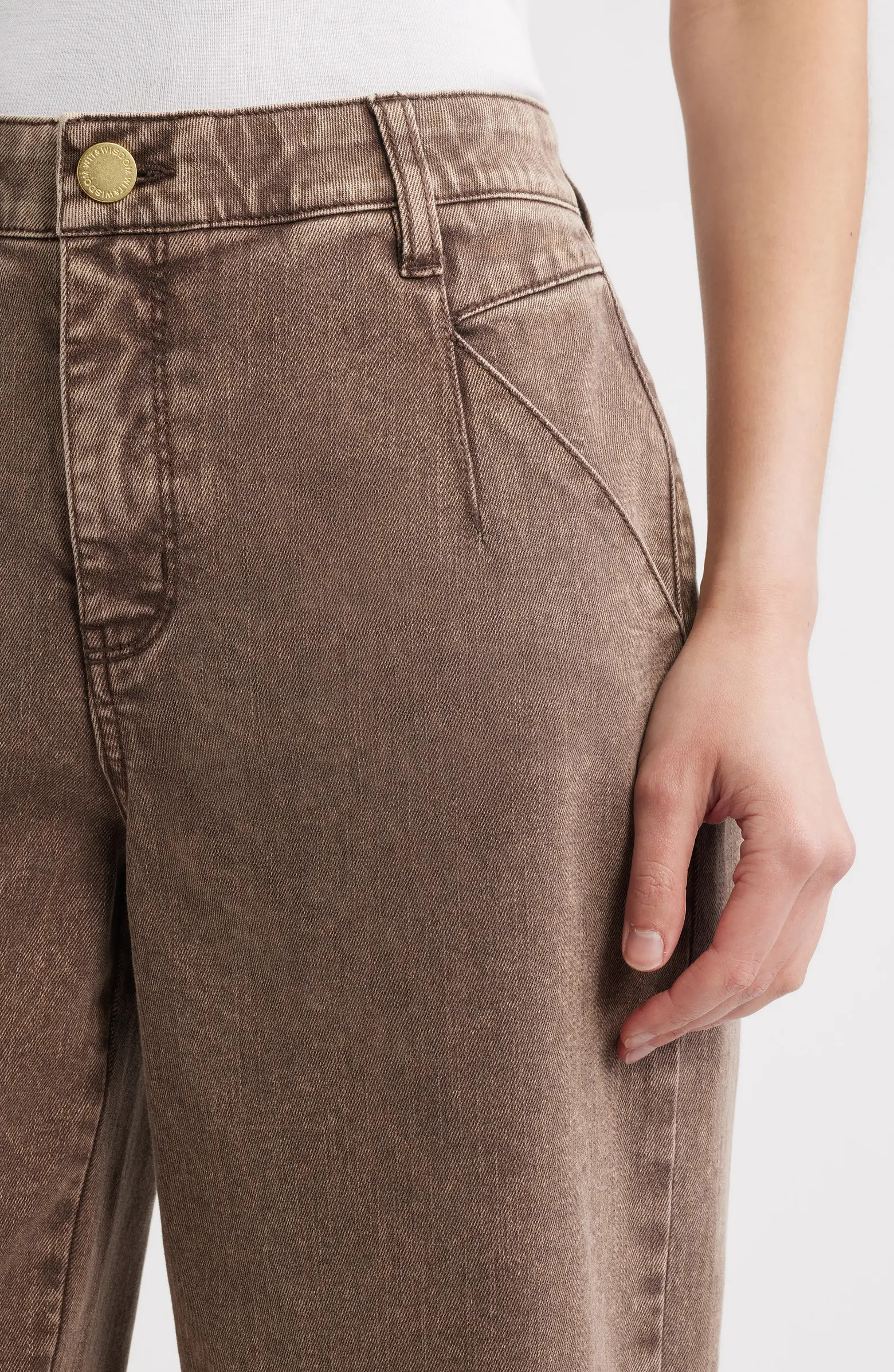 Wit & Wisdom Wyatt Skyrise Washed Ankle Wide Leg Jeans | Nordstrom | Nordstrom