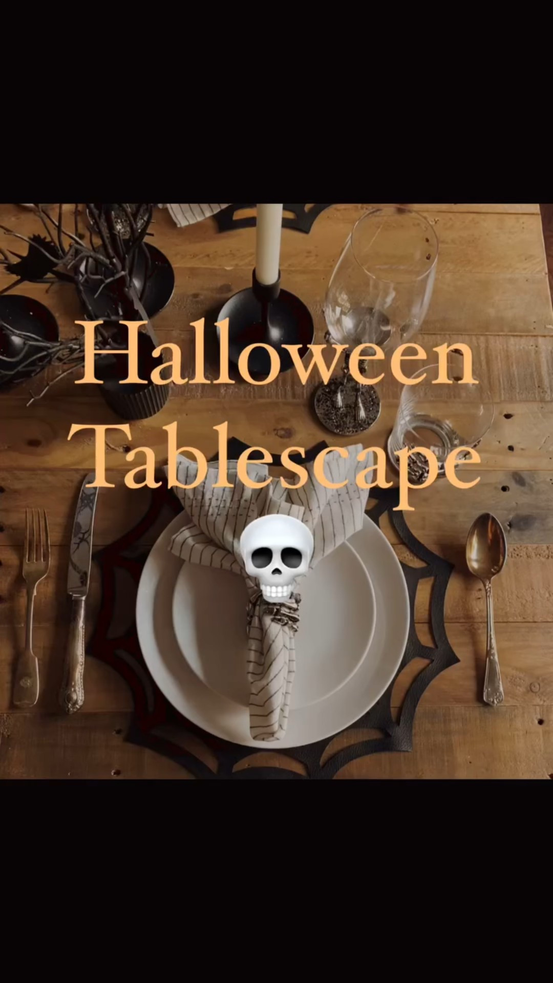 It’s almost Halloween! I finished the Halloween tablescape using items from @potterybarn @target and @amazonhome and added my hotel flatware. 

Theme is skeletons and birds. “Bone” Appetite 💀

Follow my shop @Livable_Luxe_Home on the @shop.LTK app to shop this post and get my exclusive app-only content!
https://liketk.it/4lWPS
.
.
.
#livableluxehome #mypotterybarn #mytargetstyle #amazonhome #halloweentablescape #ltkhome #interiorstyling #tablestyling #detroitinteriorstylist