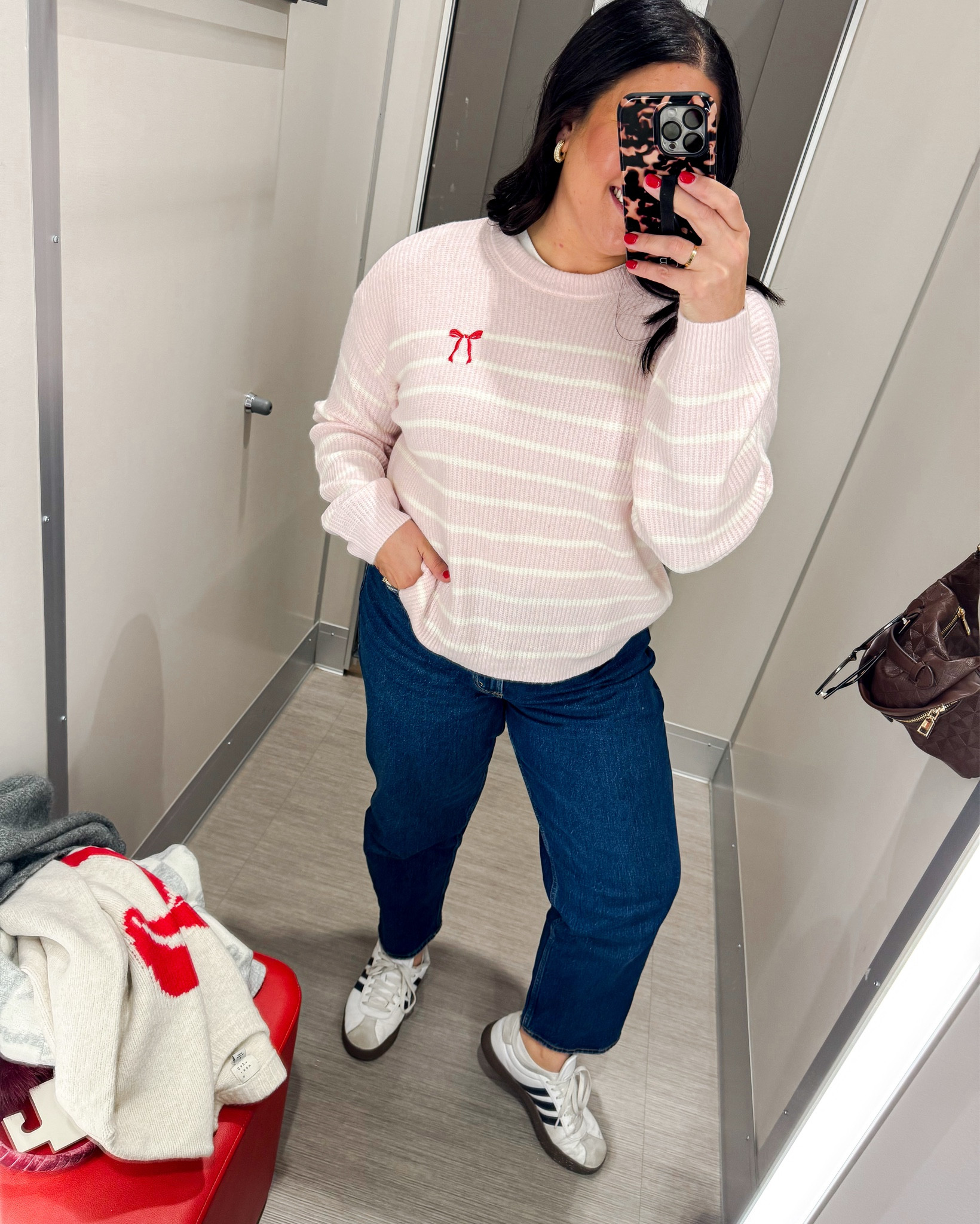 Obsessed with these bow sweaters! Wearing a L in all of them. Would be such a great Christmas gift!! 

#LTKGiftGuide #LTKMidsize #LTKHoliday