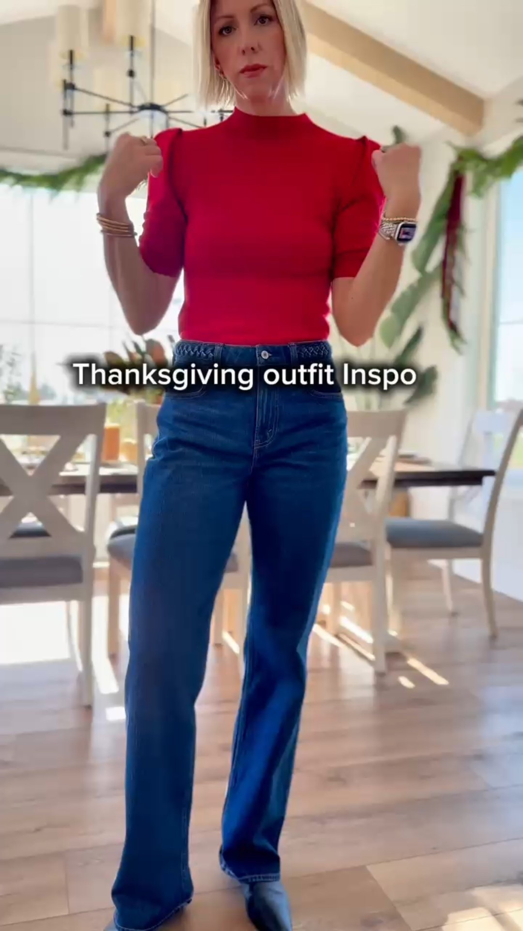 I’m wearing a size small in this elevated cashmere sweater and my true to size 27 long in these 9090s straight leg jeans and the curvy fit- they have the perfect amount of stretch and are such a figure flattering style. 

#LTKStyleTip #LTKHoliday #LTKootd