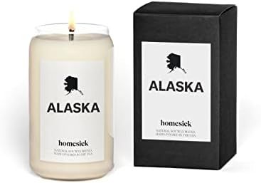 Homesick Premium Scented Candle, Alaska - Scents of Spruce, Spearmint, Cedar, 13.75 oz, 60-80 Hou... | Amazon (US)