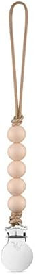Ryan and Rose Mini Pacifier Clip Tan Quinn | Amazon (US)