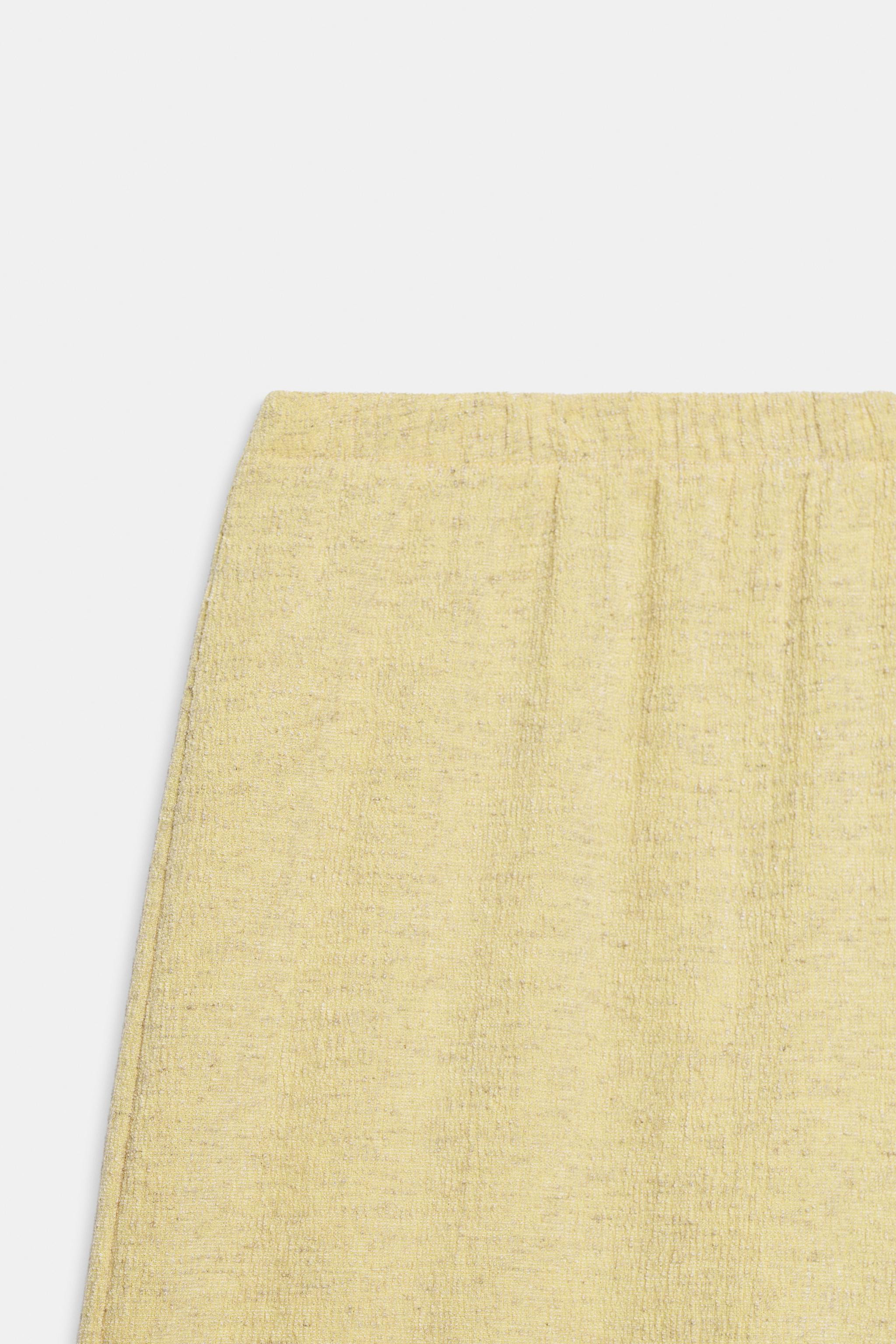 STRAIGHT-LEG TEXTURED TROUSERS | Zara UK