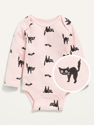 Unisex Long-Sleeve Printed Bodysuit for Baby | Old Navy (US)