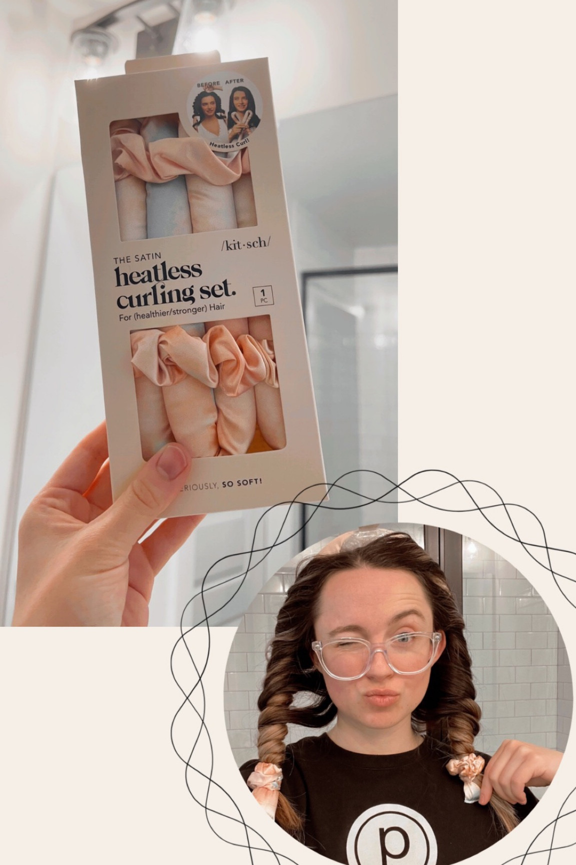 Finally jumping on the heatless waves trend. Found the kitsch set at ulta for $16.99 today !! Will update tomorrow! #competition 

#LTKFind #LTKunder50 #LTKbeauty