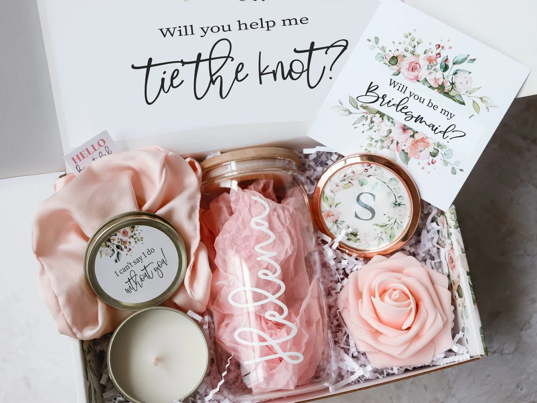 Will You Be My Bridesmaid Proposal Box Set, Personalized Bridesmaid Gift Box Set, I Can't Say I D... | Etsy (US)