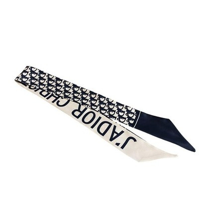 Dior Scarf Oblique Mizza Navy Blue | eBay US