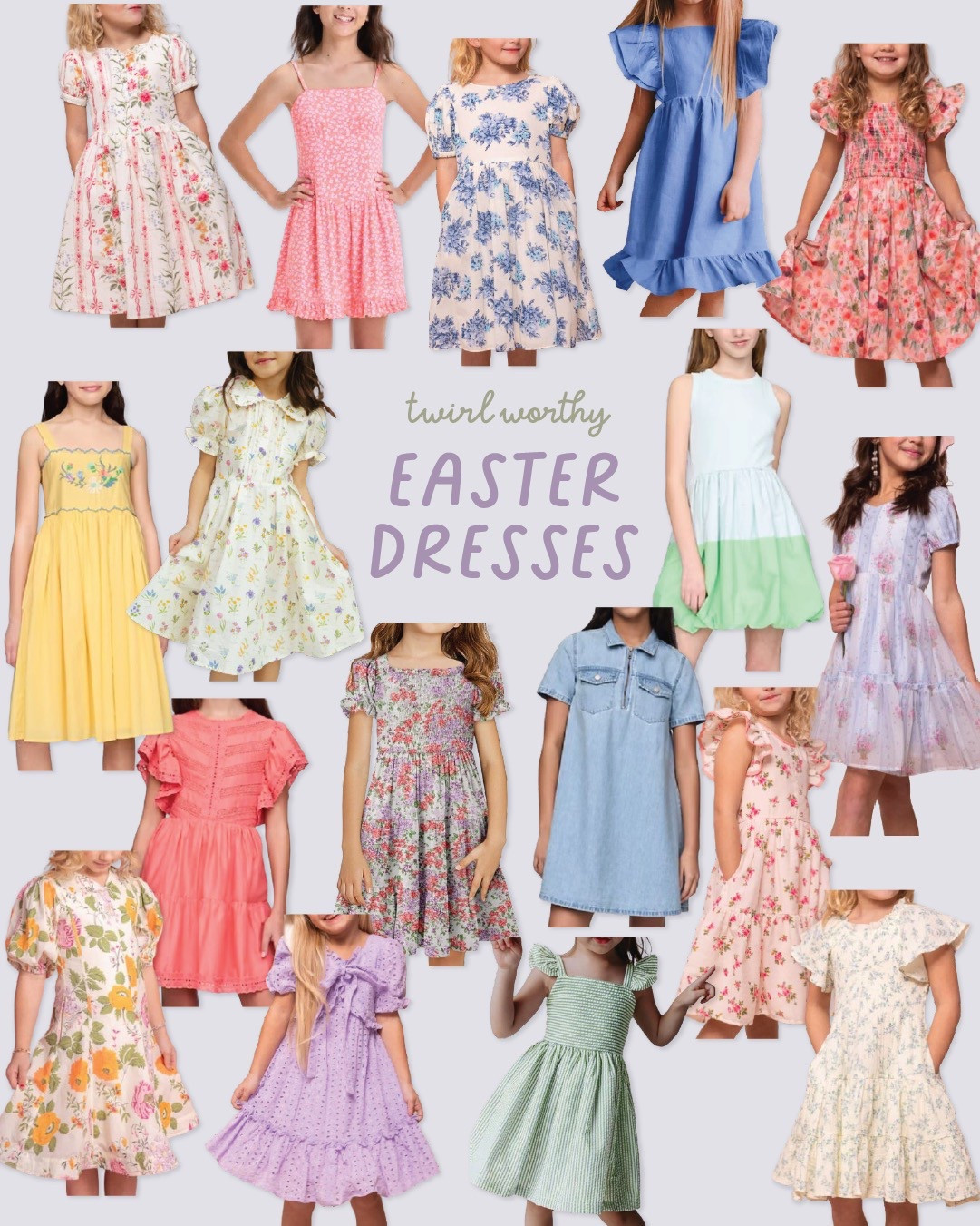 From egg hunts to Easter brunch, these dresses are ready for it all! 🌷 Perfectly sweet, twirl-approved, and made for all the springtime fun.

#EasterDresses #SpringMagic #PastelPerfection #SpringCuties

#LTKSeasonal #LTKFamily #LTKKids