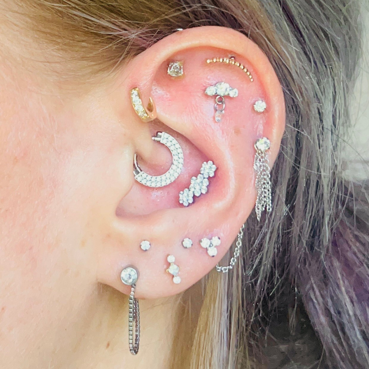 #ear #piercing #earring piercing jewelry, ear piercing jewelry, earrings, earring, earscape, ear chains, ear chain, multiple earrings, ear cuff, ear climber, earring jacket, second hole, third hole, lobe, ear lobe, conch piercing, rook piercing, helix piercing, cartilage piercing, forward helix piercing, flat piercing, daith piercing, industrial piercing, tragus piercing 

#LTKFindsUnder50 #LTKFindsUnder100 #LTKStyleTip