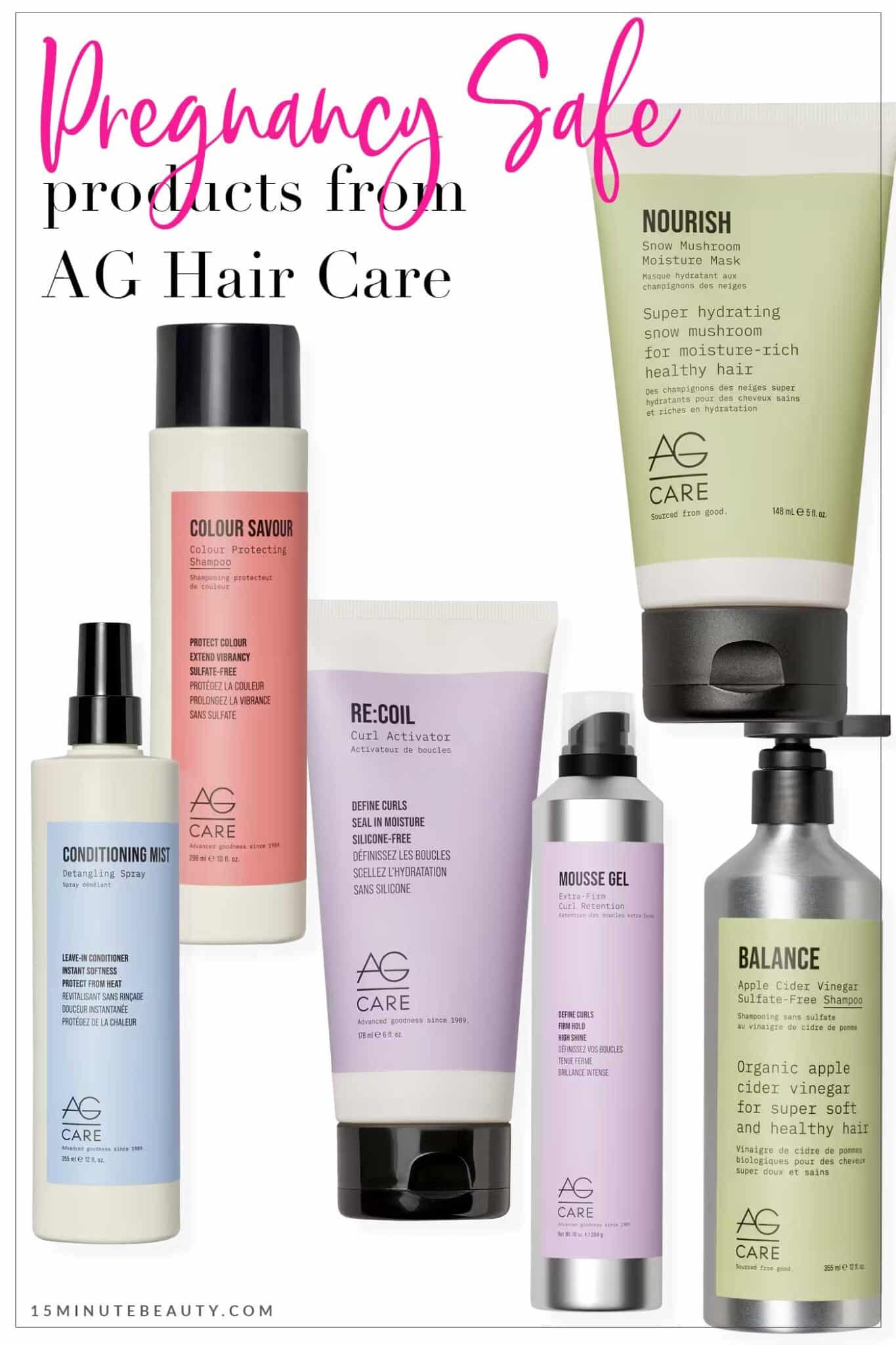 These AG Hair Care picks are some of my favorite pregnancy-safe finds. I’ve reviewed the ingredients for each one on 15 Minute Beauty (15minutebeauty.com) — and they pass the test. No harmful additives, no questionable botanicals — just clean, effective haircare that hydrates, protects, and works beautifully during pregnancy. #PregnancySafeHaircare #AGHairCare #PediatricianApproved #15MinuteBeauty #OBApproved #LTKBeauty #NonToxicHaircare  

 #LTKBeauty #LTKBaby #LTKBump
