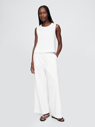 Heavyweight Organic Cotton Wide-Leg Pants | Gap (CA)