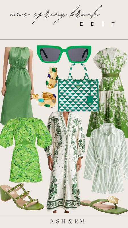 Em’s green spring break edit 

Resort wear
Spring break outfits
Vacation clothes
Green dress
Green purse
Green sunglasses
Green outfit
Green resort


#LTKtravel #LTKstyletip