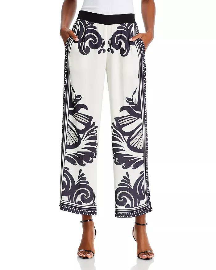 Placed Print Wide Leg Pants | Bloomingdale's (US)