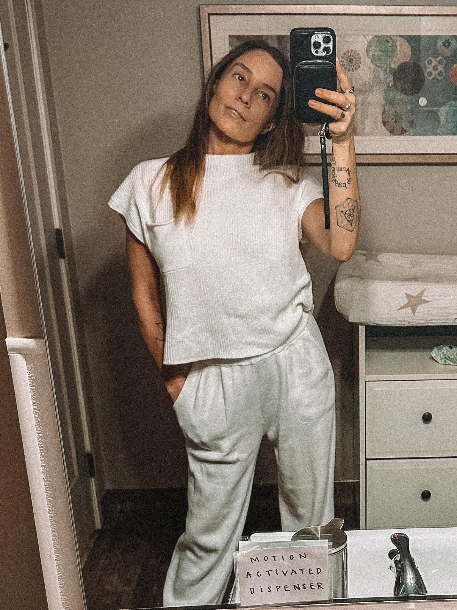 Loved this Amazon sweater set so much I got it in a white too!
Less than $50 for iconic matching sweater set that’s so cozy for fall.
Perfect knock off of free people sweater sets that I’ll link below 🫶