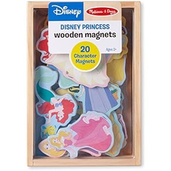 Melissa & Doug Disney Princess Wooden Magnets (Developmental Toy, Wooden Storage Case, 20 Charact... | Amazon (US)