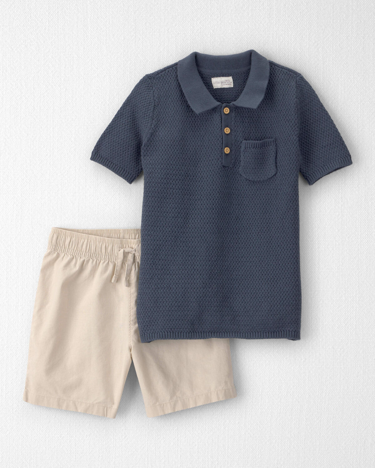 Boys 2-Piece Organic Cotton Top & Short Set | Carter's Inc