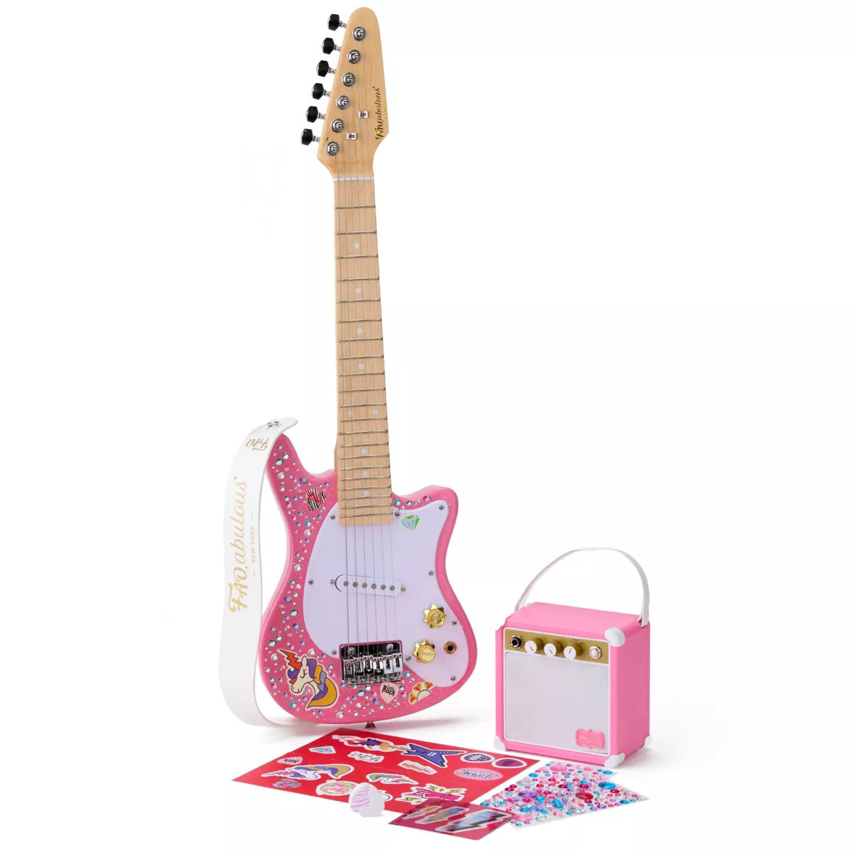 FAO Schwarz Pink Stage Stars Electric 6-String Guitar And Amp | Target