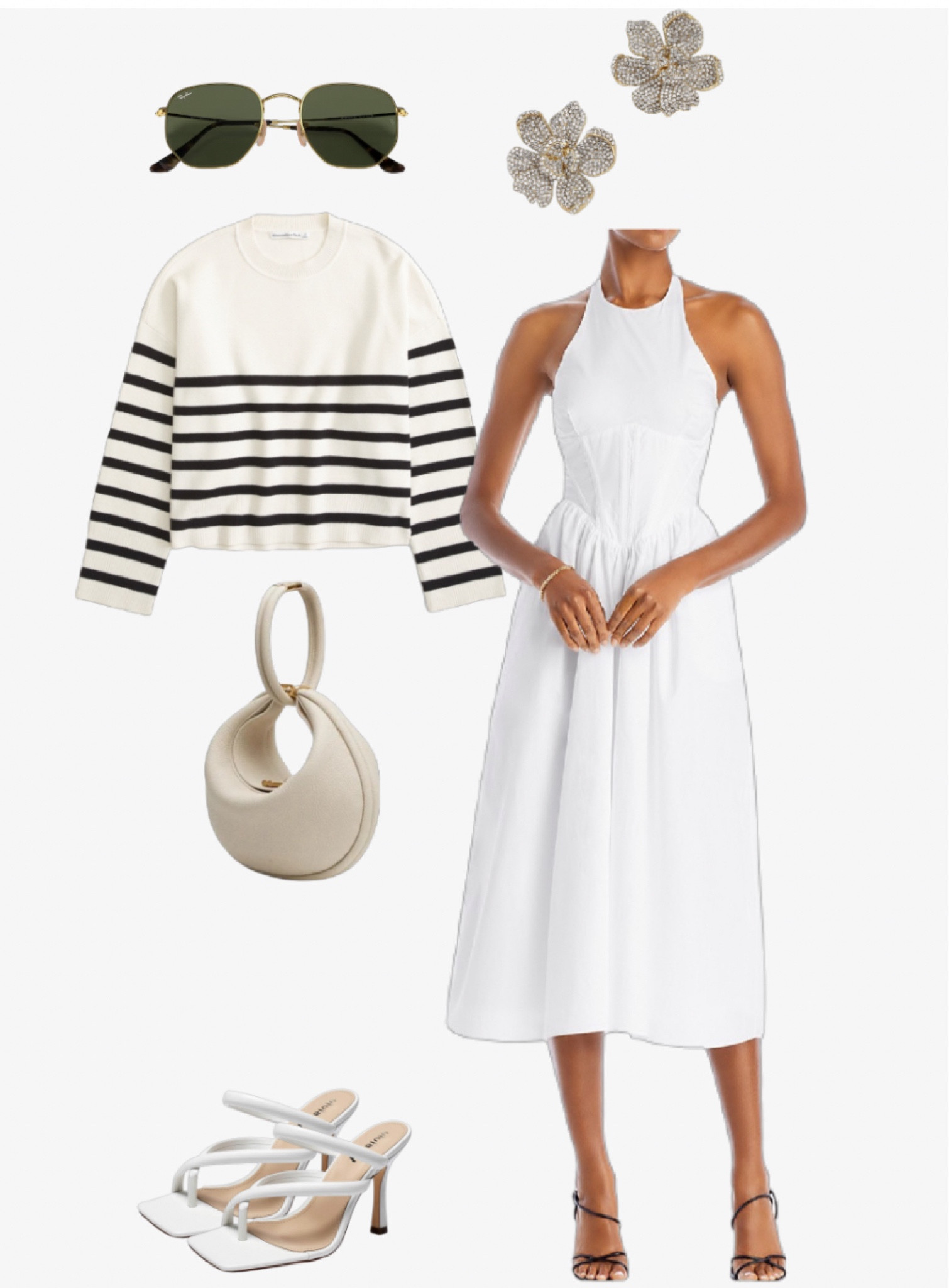 Bridal outfit! This gorgeous cotton drop waist dress with corset details is *chef’s kiss*. Perfect for any pre-wedding event - bridal shower, bachelorette boozy brunch, luncheon OR post wedding brunch! Pair it with a sweater just in case and these comfy Amazon heels and some beautiful accessories and everyone will be swooning over you!

#LTKFindsUnder100 #LTKSeasonal #LTKWedding