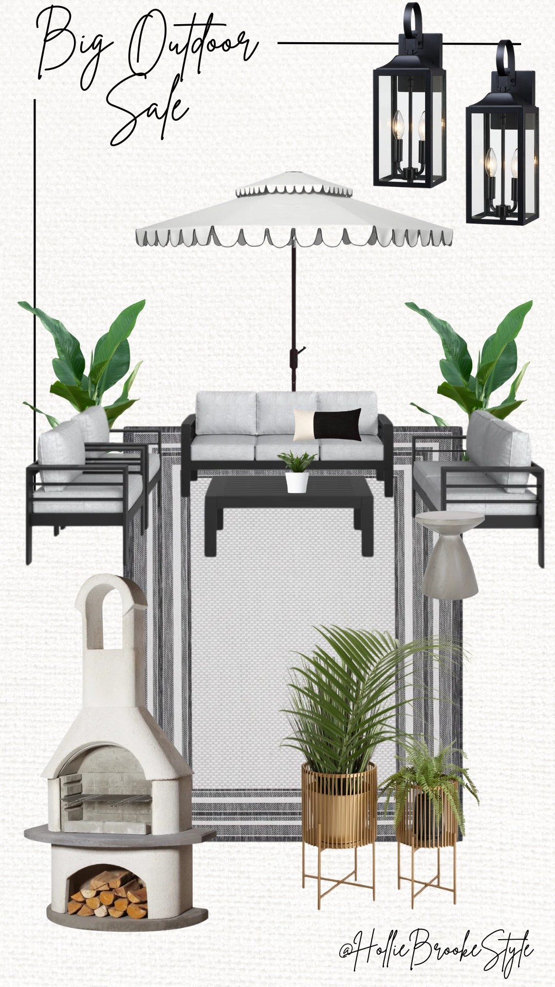 Wayfair Bug Outdoor Sale 

7 piece set
Outdoor rug
Outdoor umbrella
Fireplace kit
Concrete side table 
Exterior lights

#LTKFamily #LTKHome #LTKSaleAlert