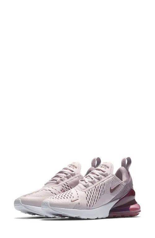 Nike Air Max 270 Sneaker in Barely Rose/Vintage Wine at Nordstrom, Size 6 | Nordstrom