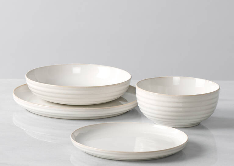 Colville 16 piece Dish Set White | Urban Barn
