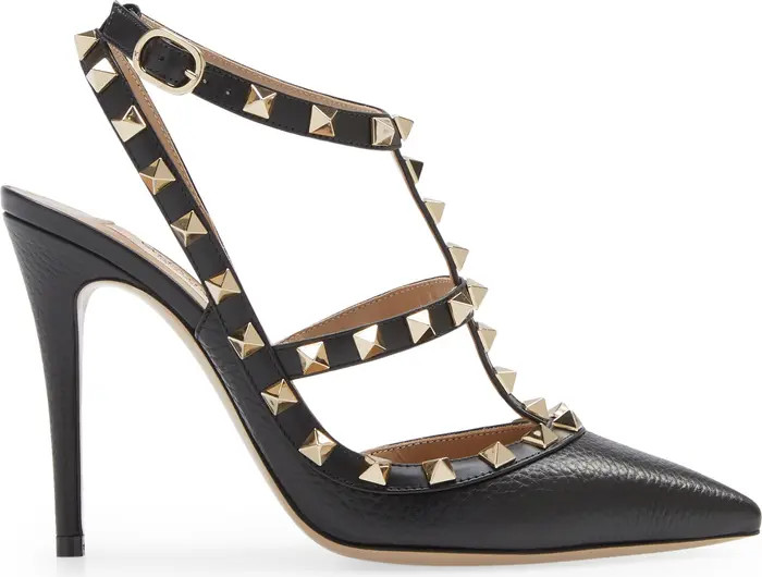 Rockstud Ankle Strap Pump | Nordstrom