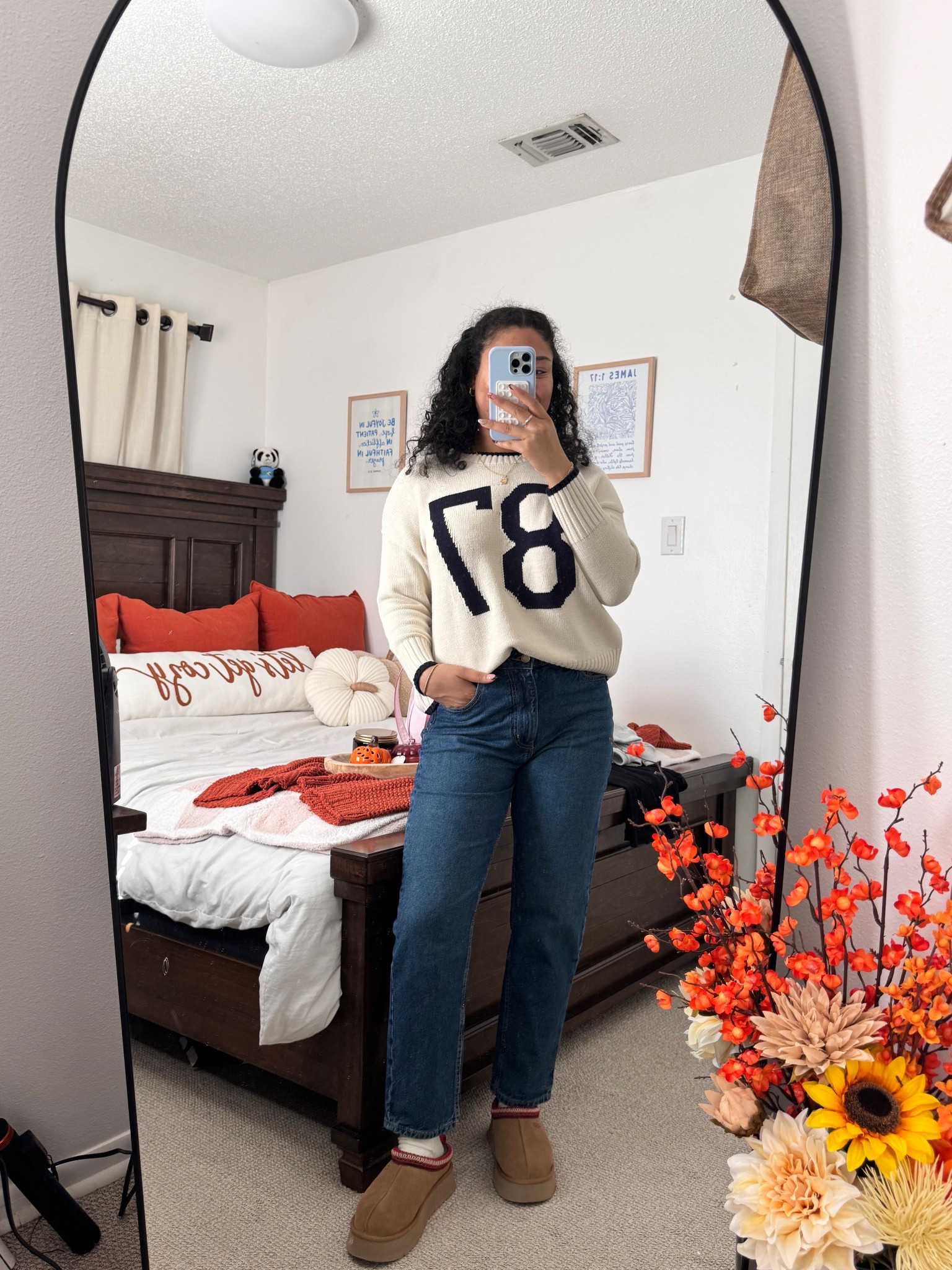 Cozy fall fit! 🍂sweater is from Marshall’s size small 

#LTKSeasonal #LTKootd #LTKSaleAlert