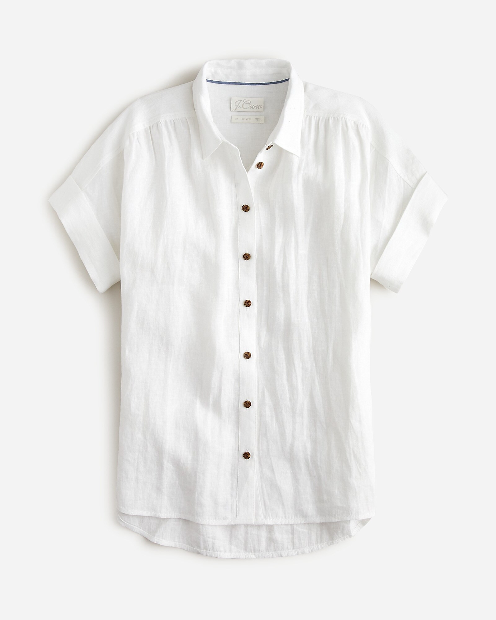 Relaxed-fit short-sleeve Baird McNutt Irish linen shirt | J. Crew US