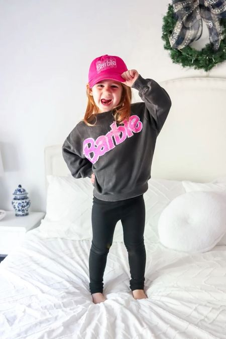 Kids & Toddler Girls Barbie Sweatshirt, T-shirts and hat 

Barbie apparel / Barbie movie / cotton on / cotton on kids / cotton on kids crew / cotton on kids USA / #ad #cottononkidscrew