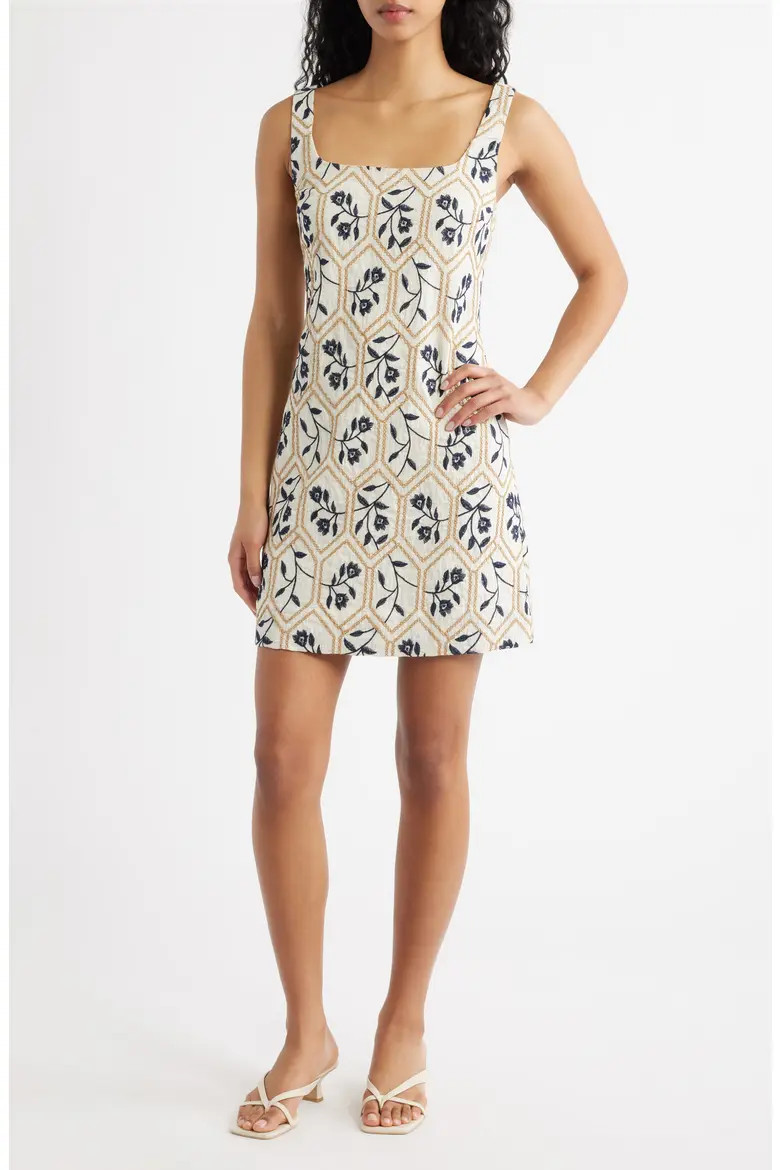 Embroidered Minidress (Women) | Nordstrom | Nordstrom