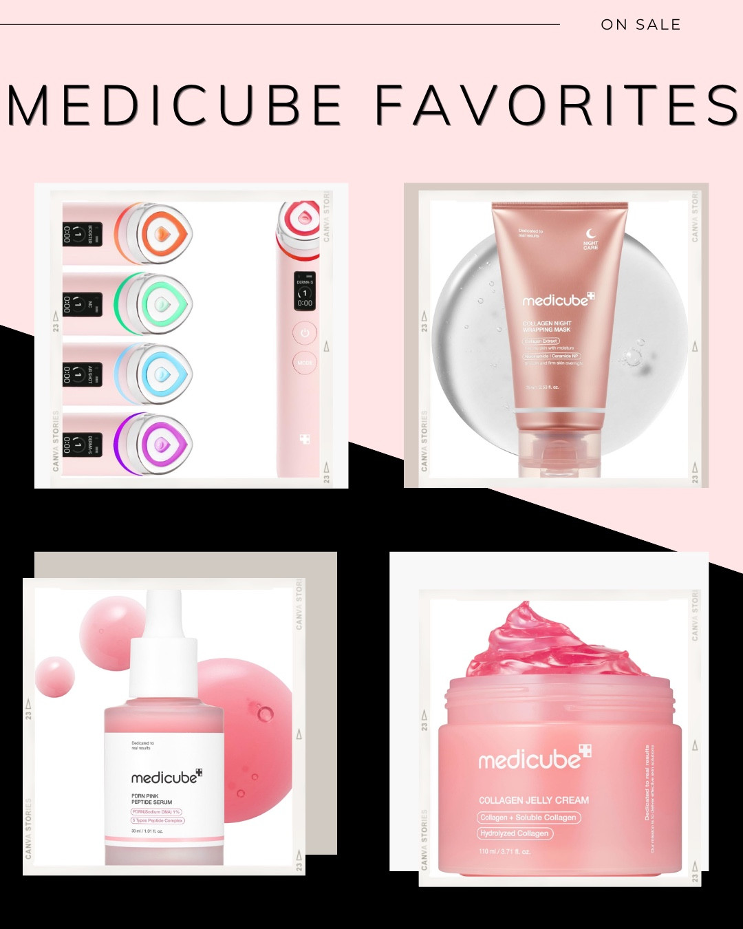 Okay the Medicube hype is SO real and I’m here for it. Their PDRN Pink Peptide Serum, Collagen Jelly Cream, Collagen Night Wrapping Mask, and the Age-R Booster Pro device are all on my must-have list. K-beauty skincare at its finest. 