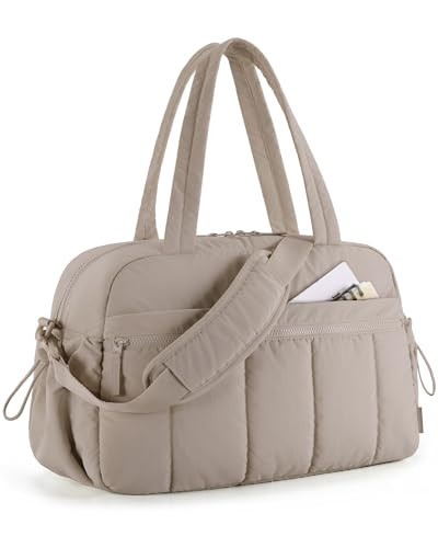 BAGSMART Gym Bag for Women, Duffle Bag for Travel with Wet Pocket, Lightweight Carry on Weekender Duffel, Water Resistant | Amazon (US)