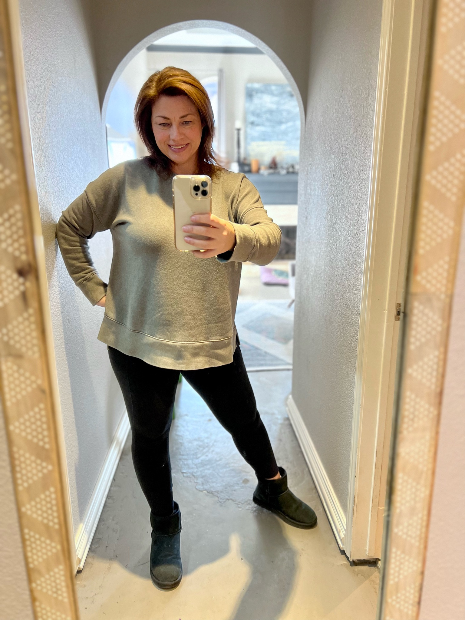 You can’t beat the price on this sweatshirt.  I have it in three colors.  

#LTKunder50 #LTKFind #LTKfit