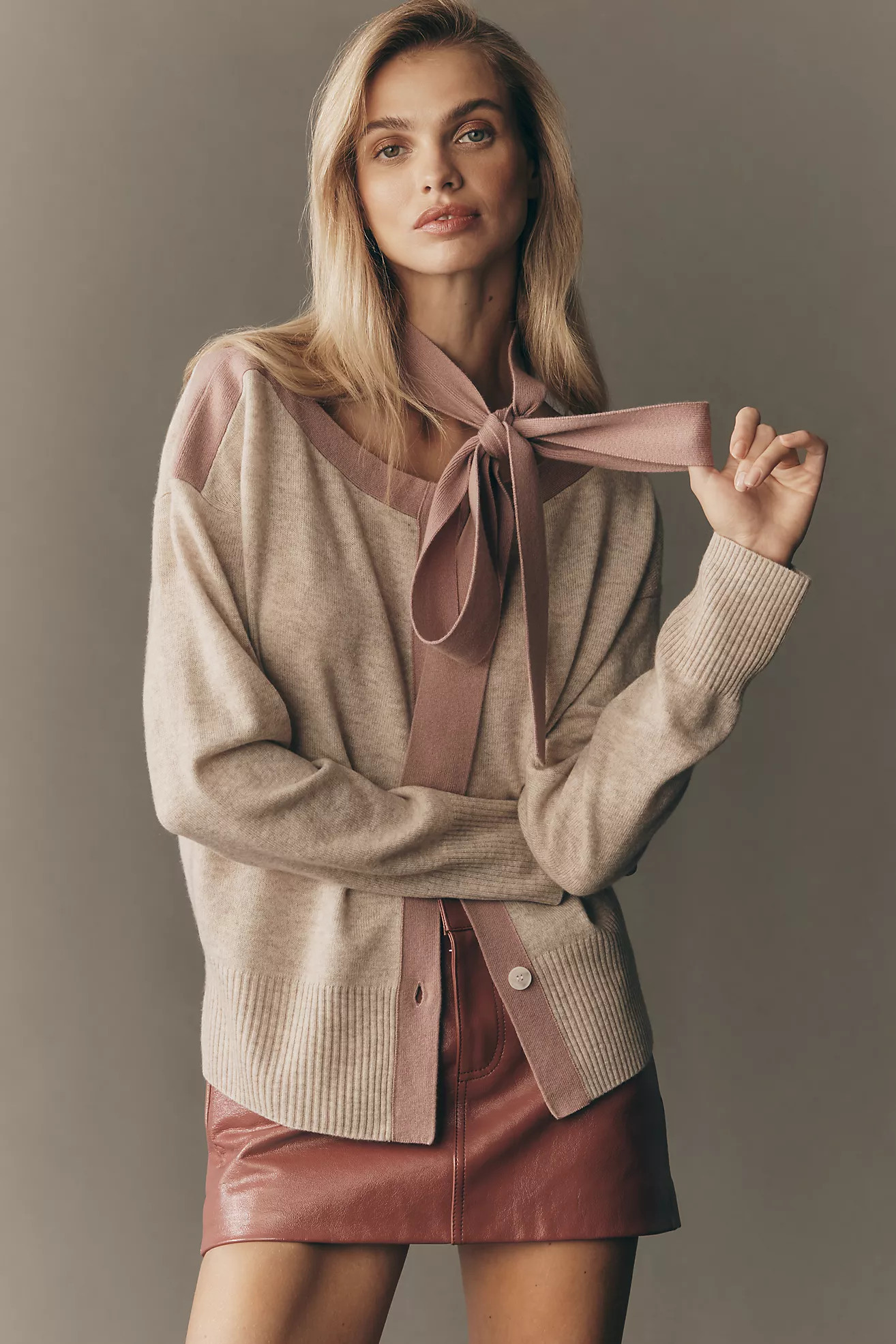 Maeve Cashmere Blend Scarf Cardigan Sweater | Anthropologie (US)