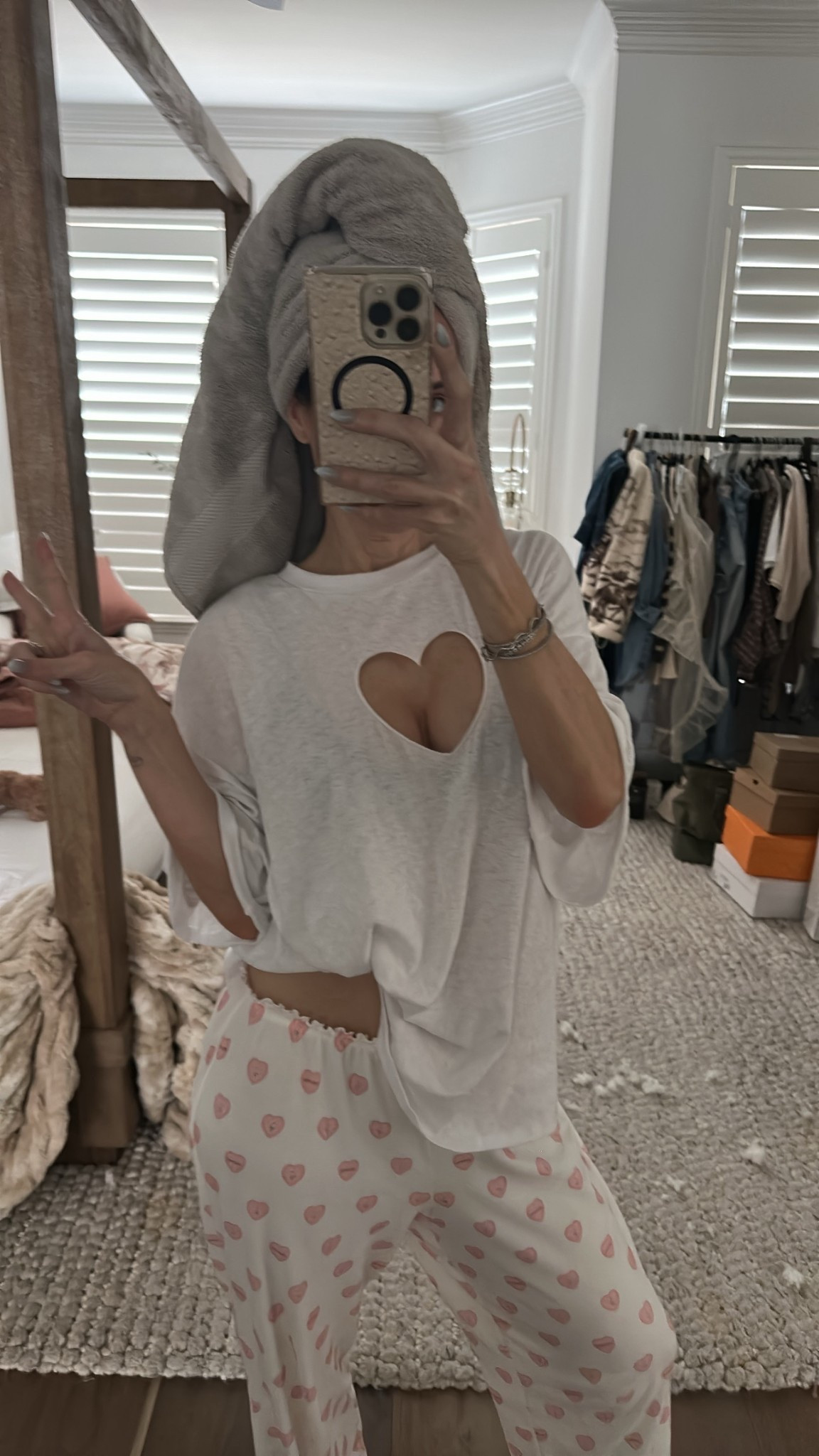 My version of sexy lingerie for V day!  Got Ry the matching short set. 
Wearing a S in the top and a medium in the bottoms#LTKValentine

#LTKOver40