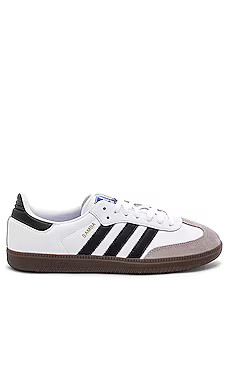 adidas Originals Samba in White, Black, & Clear Granite from Revolve.com | Revolve Clothing (Global)