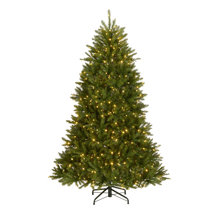 7.5 ft. Pre-Lit Princeton Fraser Fir Tree with PowerConnect and 800 Dual Color LED Lights, Plug-I... | National Tree Company