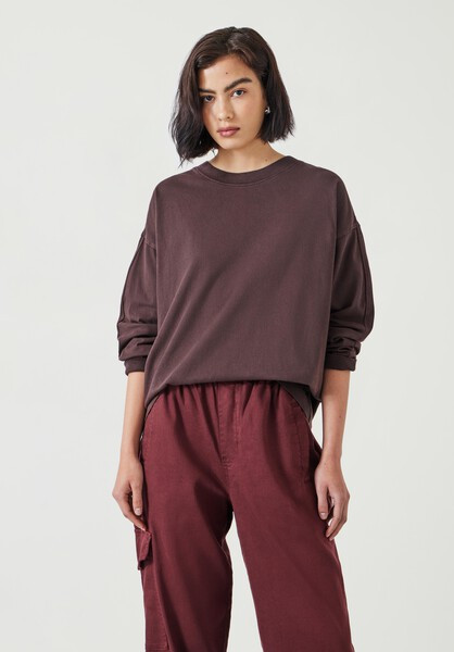 Flo Oversized Long Sleeve T Shirt | Hush UK