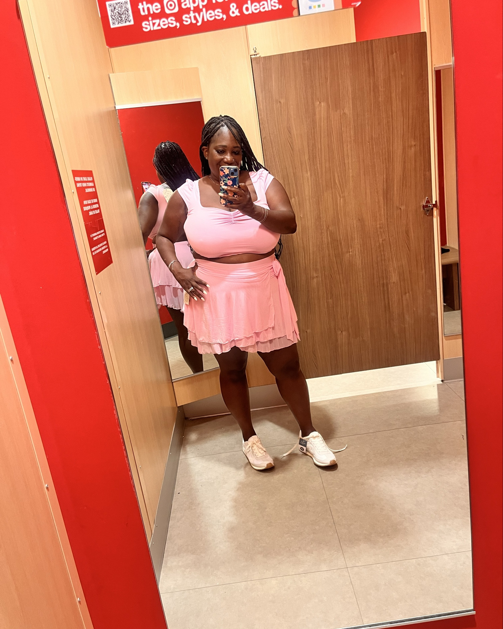 Alright Blogilates girlies, gather round. 🧘🏾‍♀️💅 The latest Target activewear drop had me curious...you know I had to try and I tried on EVERYTHING😅 It’s giving ‘almost iconic as the first’ but landed at a solid 7/10. Some pieces felt a little meh (hello, thin fabric 😩 and awkward seams 👀), BUT—I did manage to score two sets that are super cute,. 🛒✨ total Transparency… not everything made it past the dressing room. IMO - they rushed this and didn’t work out all the style kinks.

DM me for specifics on sizing or follow me on Facebook  @kolo_kourture

#LTKStyleTip #LTKActive #LTKPlusSize