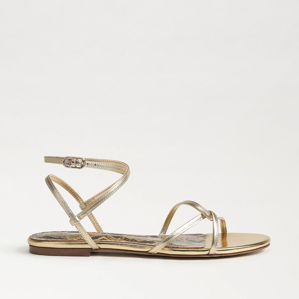 Ellina Strappy Flat Sandal | Sam Edelman
