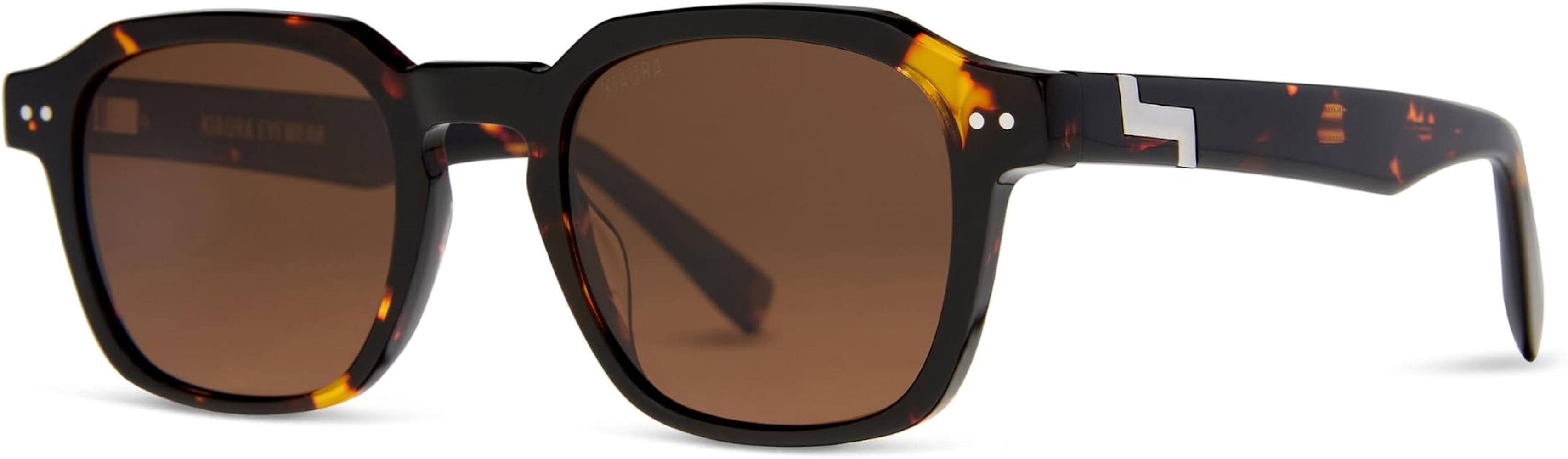KIAURA Lautner Premium UV400 Polarized Sunglasses, XL & Original Sizes, Shape Memory Acetate Fram... | Amazon (US)